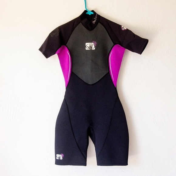 BODY GLOVE Women's Pro 3 2.1mm Spring Wetsuit Size 7/8 EUC - Picture 1 of 10